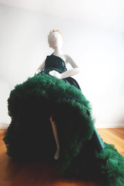 Emerald girls green dress