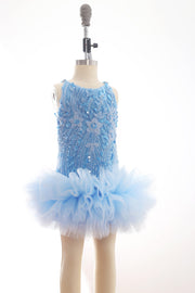 girls beaded tulle dress