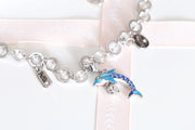 Swarovski Crystal Personalized Dolphin Bracelet - Dear Liline