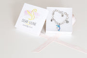 Swarovski Crystal Personalized Dolphin Bracelet - Dear Liline