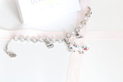 Swarovski Crystal Personalized Unicorn Bracelet - Dear Liline